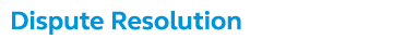 Dispute Resolution 