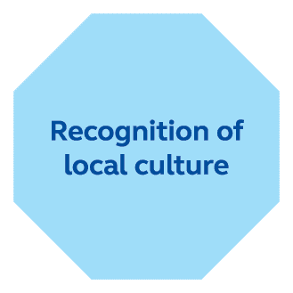 Recognition of local culture