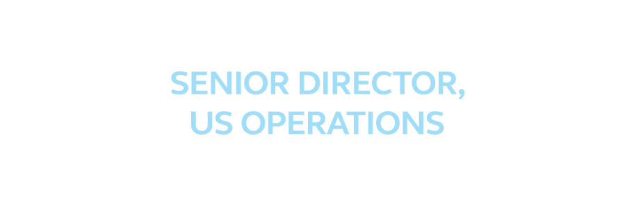 Cory Barnett Senior Director, US Operations 